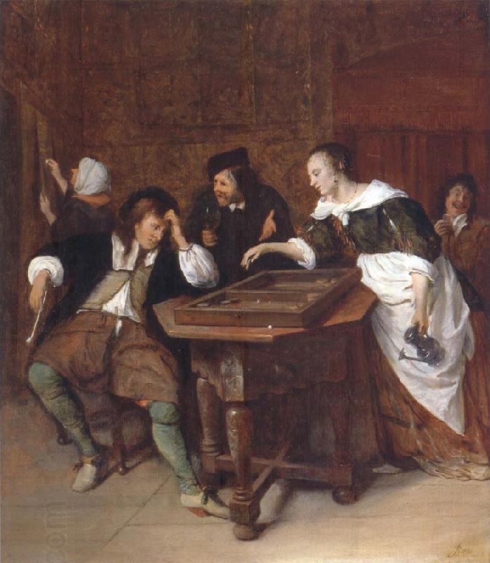 Jan Steen The Tric-trac players China oil painting art